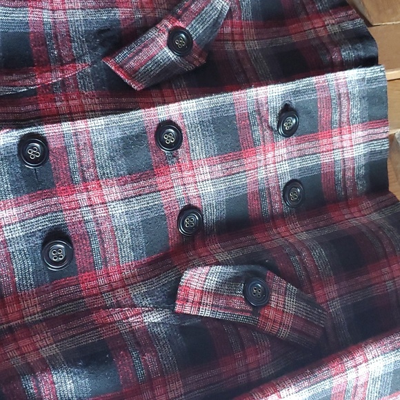 Billabong wool blend plaid blazer jacket - Picture 3 of 8